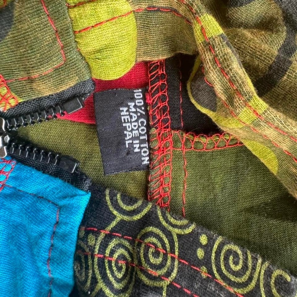 Multicoloured Patchwork Jacket With Unique Design… - image 3